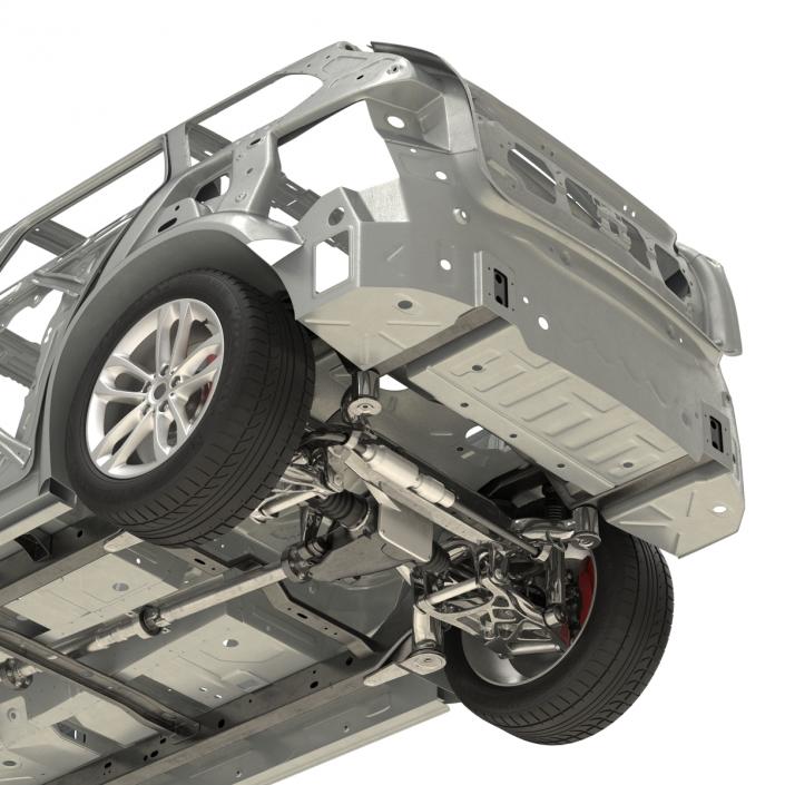 SUV Frame with Chassis 3D