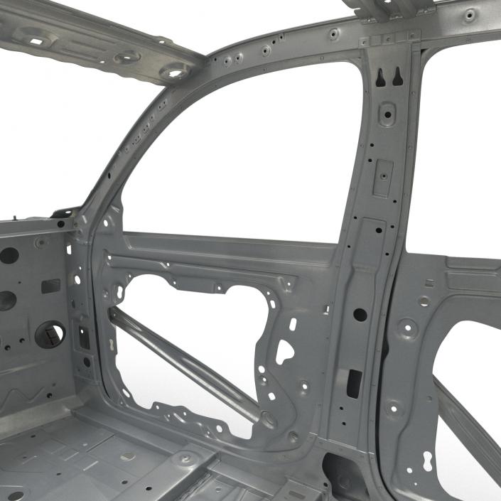 SUV Frame with Chassis 3D