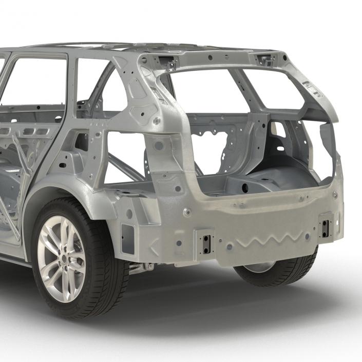 SUV Frame with Chassis 2 3D model