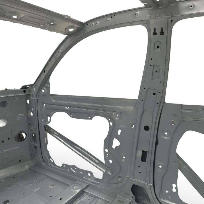 SUV Frame with Chassis 2 3D model