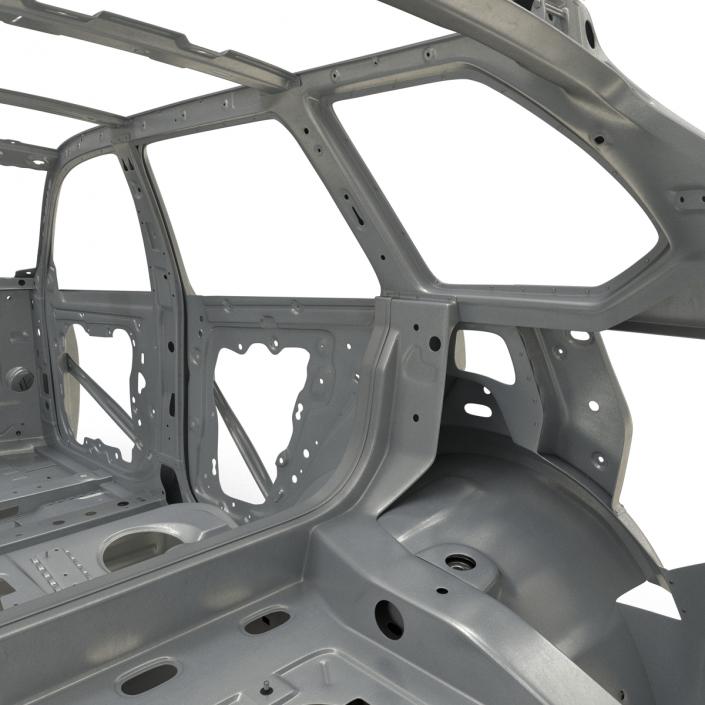 SUV Frame with Chassis 2 3D model