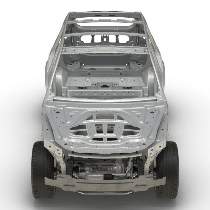 SUV Frame with Chassis 3 3D model