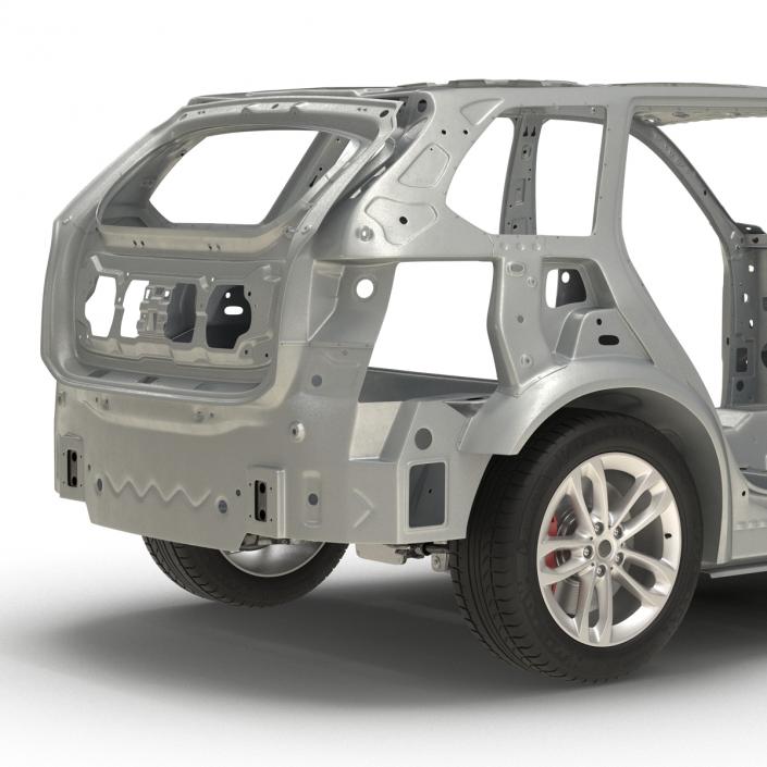 SUV Frame with Chassis 3 3D model