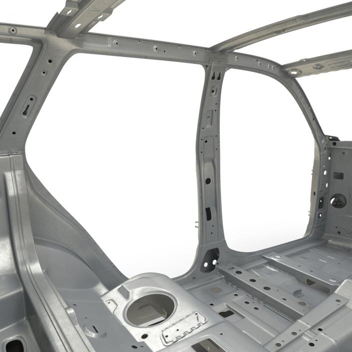 SUV Frame with Chassis 3 3D model