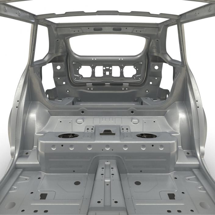 SUV Frame with Chassis 3 3D model