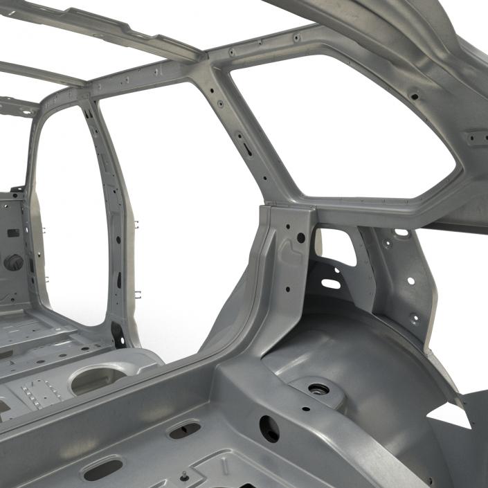 SUV Frame with Chassis 3 3D model