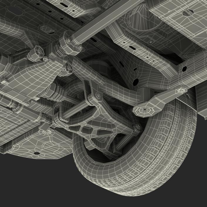 SUV Frame with Chassis 3 3D model