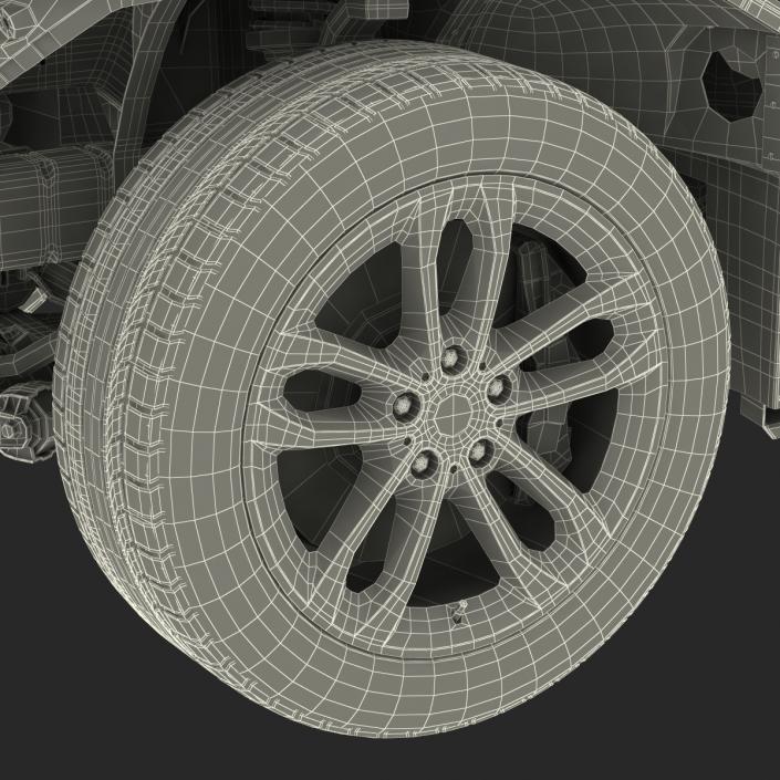 SUV Frame with Chassis 3 3D model