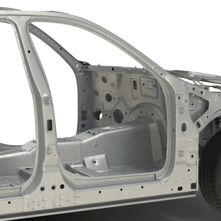 3D SUV Frame with Chassis 3 Rigged