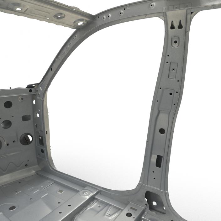 3D SUV Frame with Chassis 3 Rigged