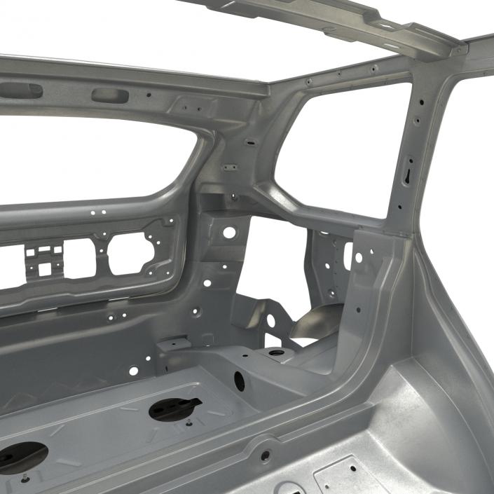 3D SUV Frame with Chassis 3 Rigged