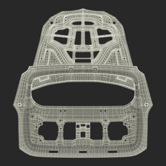 3D SUV Hood and Trunk Frame Rigged