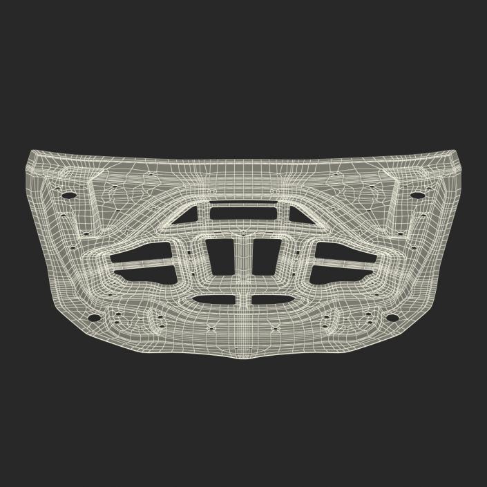 SUV Hood Frame 3D model