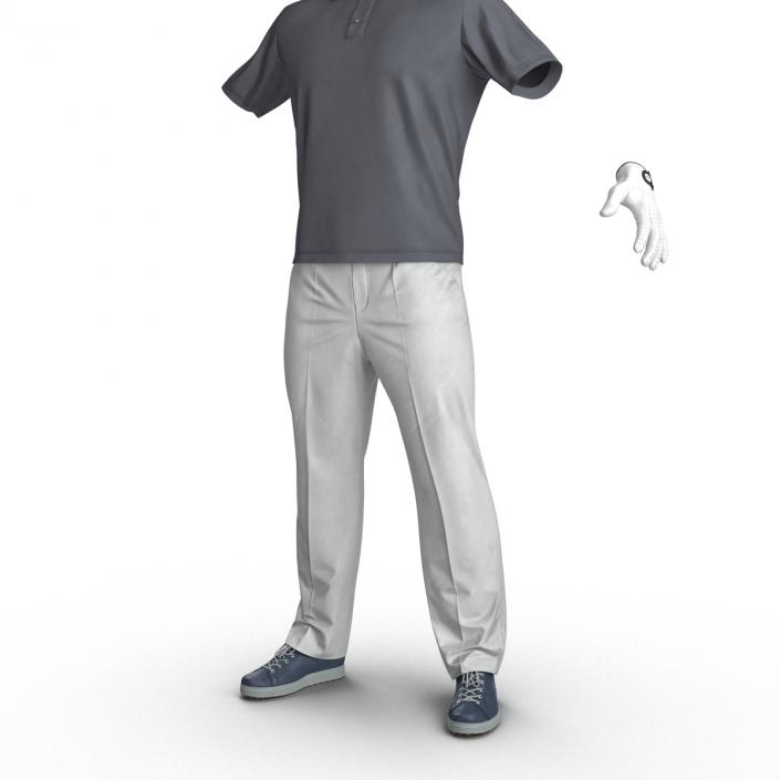 Mens Golf Clothes 3D