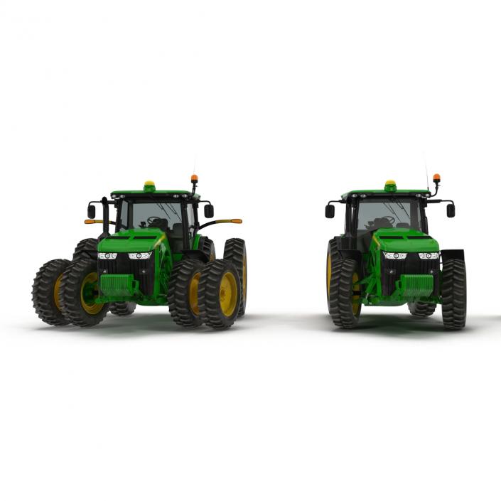 3D Rigged Tractors Collection