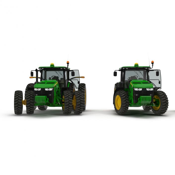 3D Rigged Tractors Collection