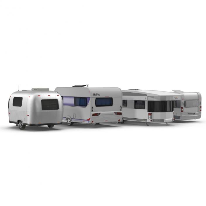 Caravans Collection 3D model