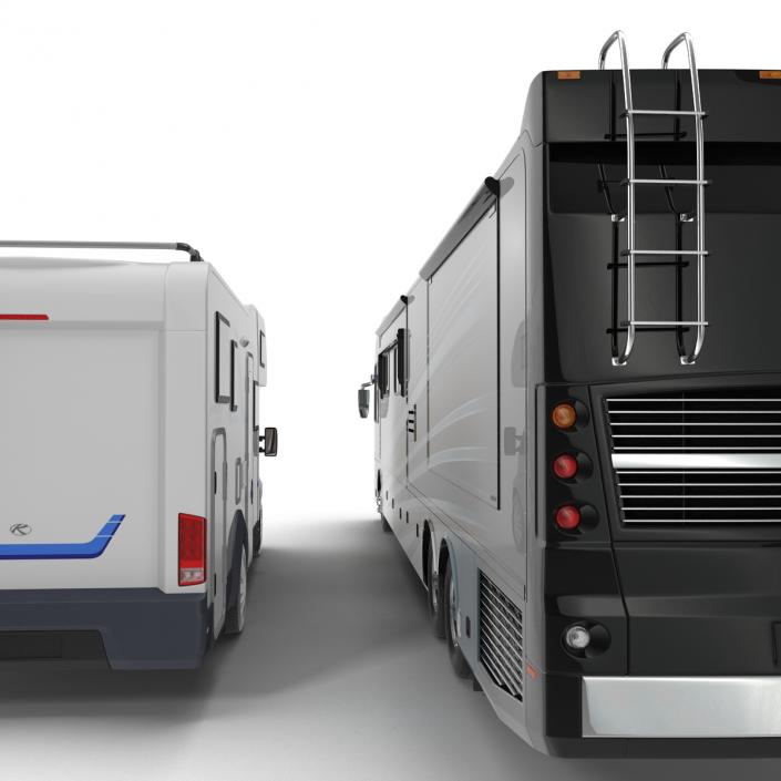 Motorhomes and Caravans Collection 3D model