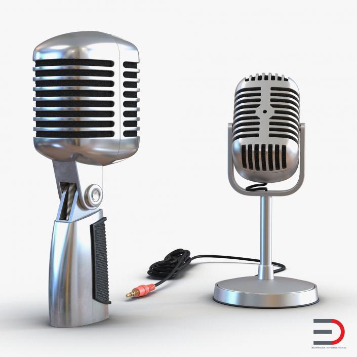 Classic Studio Microphones Collection 3D