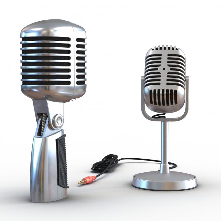 Classic Studio Microphones Collection 3D