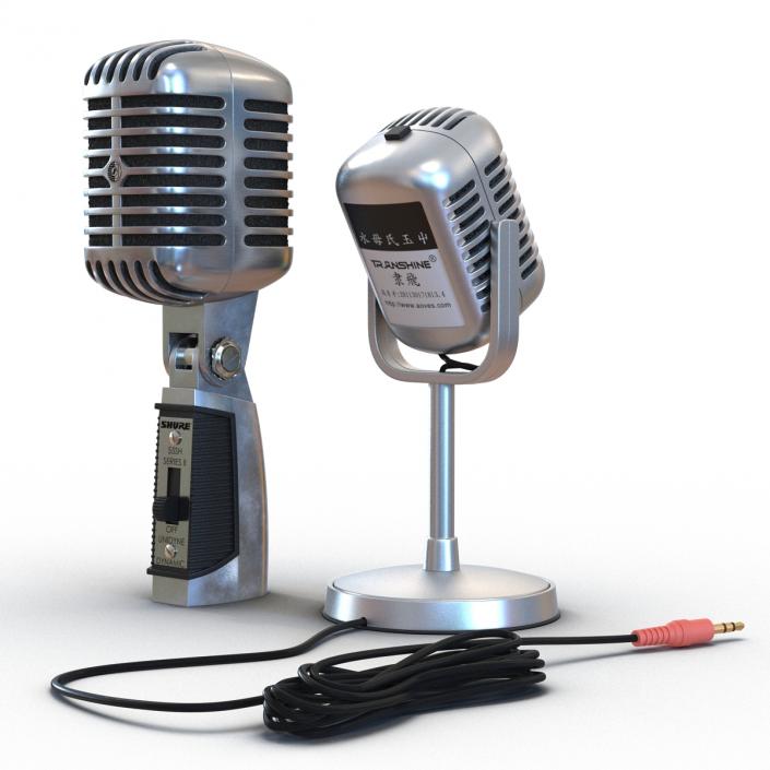 Classic Studio Microphones Collection 3D