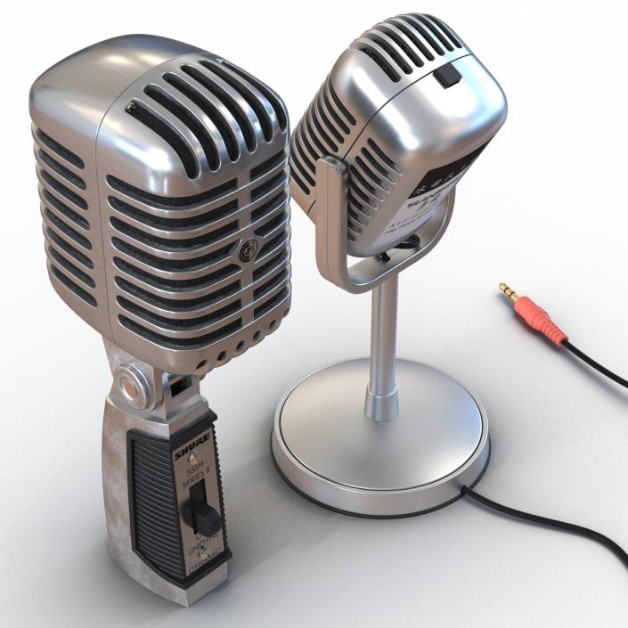 Classic Studio Microphones Collection 3D