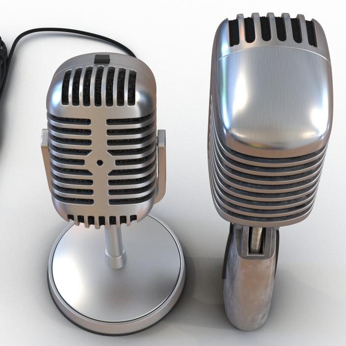 Classic Studio Microphones Collection 3D