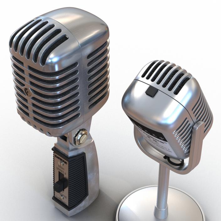 Classic Studio Microphones Collection 3D