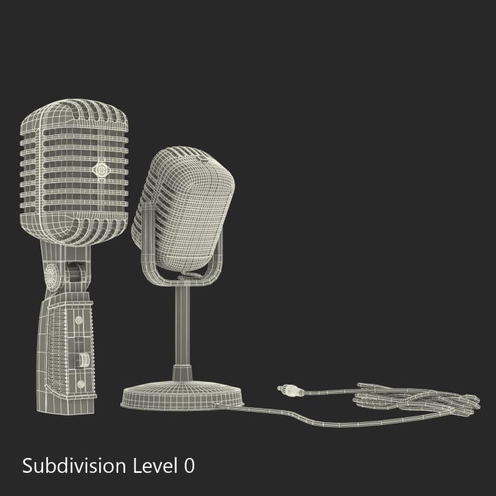 Classic Studio Microphones Collection 3D