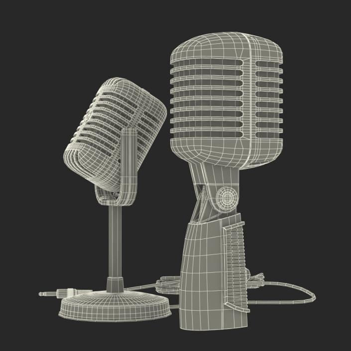 Classic Studio Microphones Collection 3D