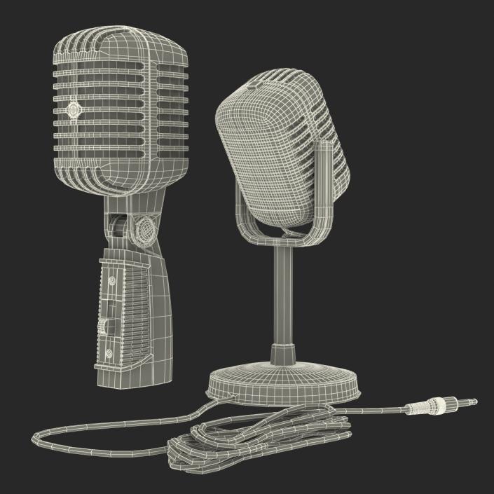 Classic Studio Microphones Collection 3D