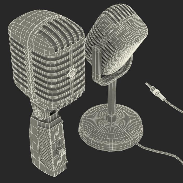 Classic Studio Microphones Collection 3D