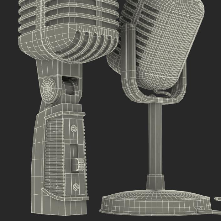 Classic Studio Microphones Collection 3D