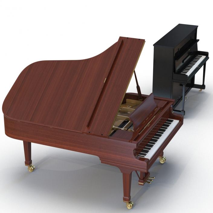 Pianos Collection 3D