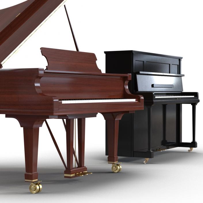 Pianos Collection 3D