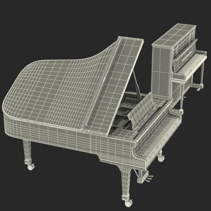 Pianos Collection 3D