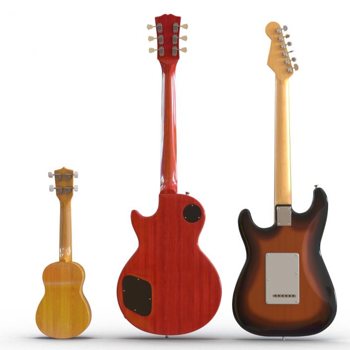 3D Guitars Collection model