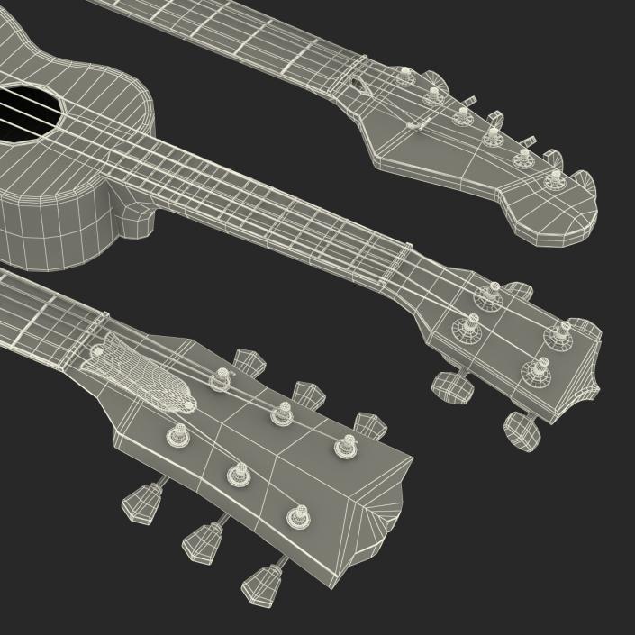 3D Guitars Collection model