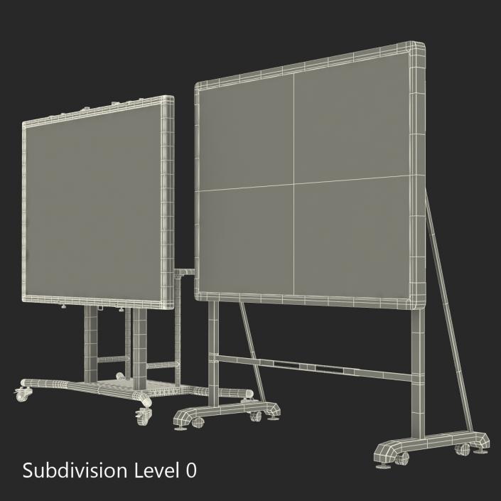 Interactive Whiteboards Collection 3D model