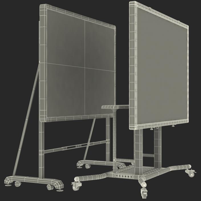 Interactive Whiteboards Collection 3D model