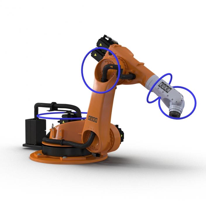 3D Kuka Robot KR-30 4 KS Rigged model