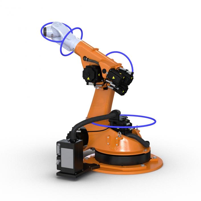 3D Kuka Robot KR-30 4 KS Rigged model