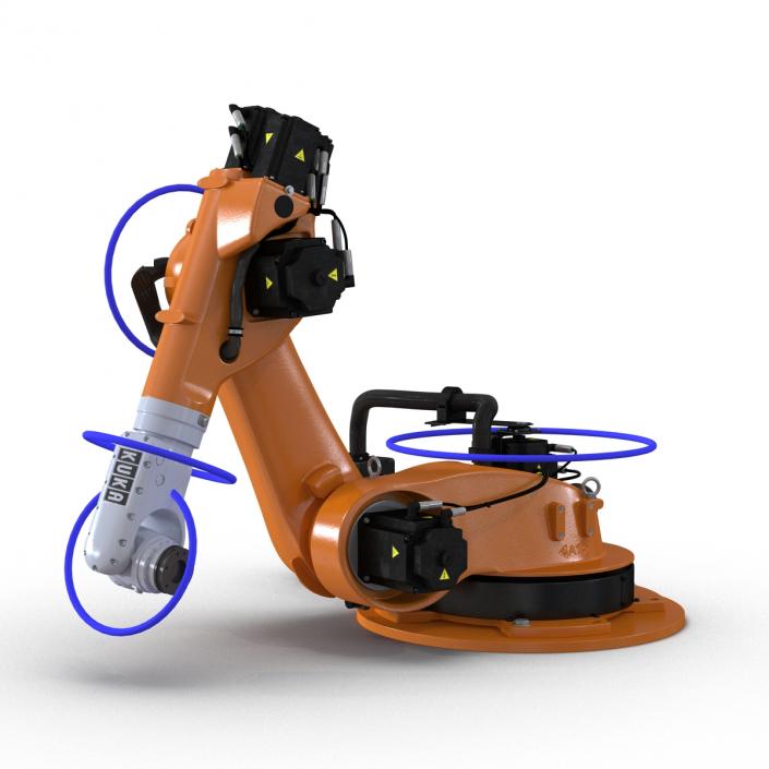 3D Kuka Robot KR-30 4 KS Rigged model