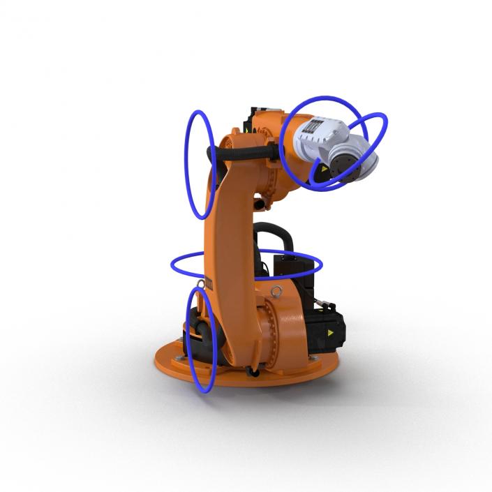 3D Kuka Robot KR-30 4 KS Rigged model