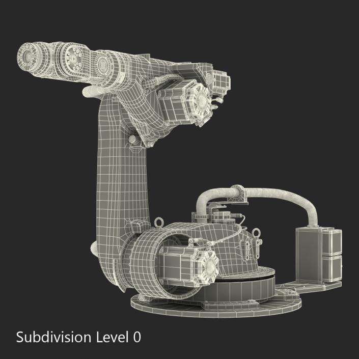 3D Kuka Robot KR-30 4 KS Rigged model