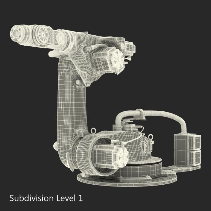 3D Kuka Robot KR-30 4 KS Rigged model