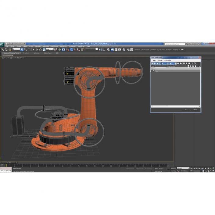 3D Kuka Robot KR-30 4 KS Rigged model