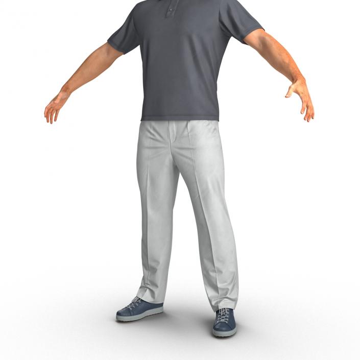 3D Man Casual Style