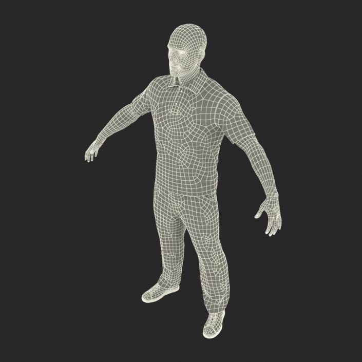 3D Man Casual Style