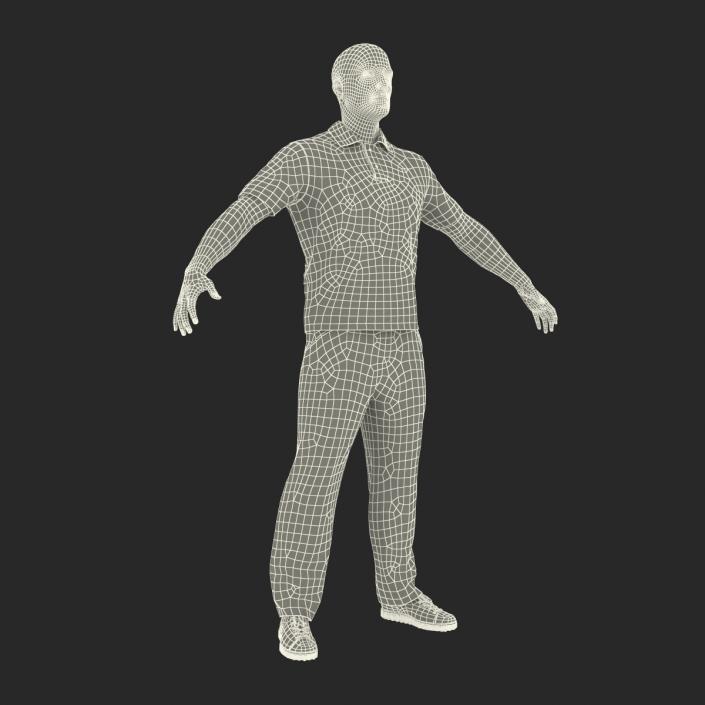 3D Man Casual Style